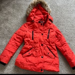 Guess Winter coat with fur hood